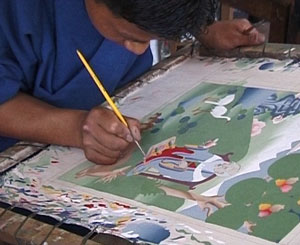 Bhutan Handwerkskunst Filme von Werner Wiedling